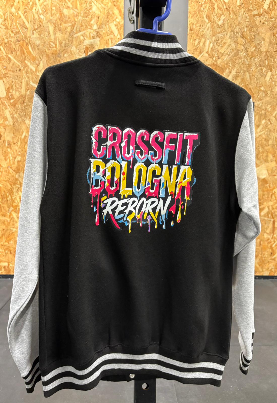 Giacca college Grigio Nero - immagine 2