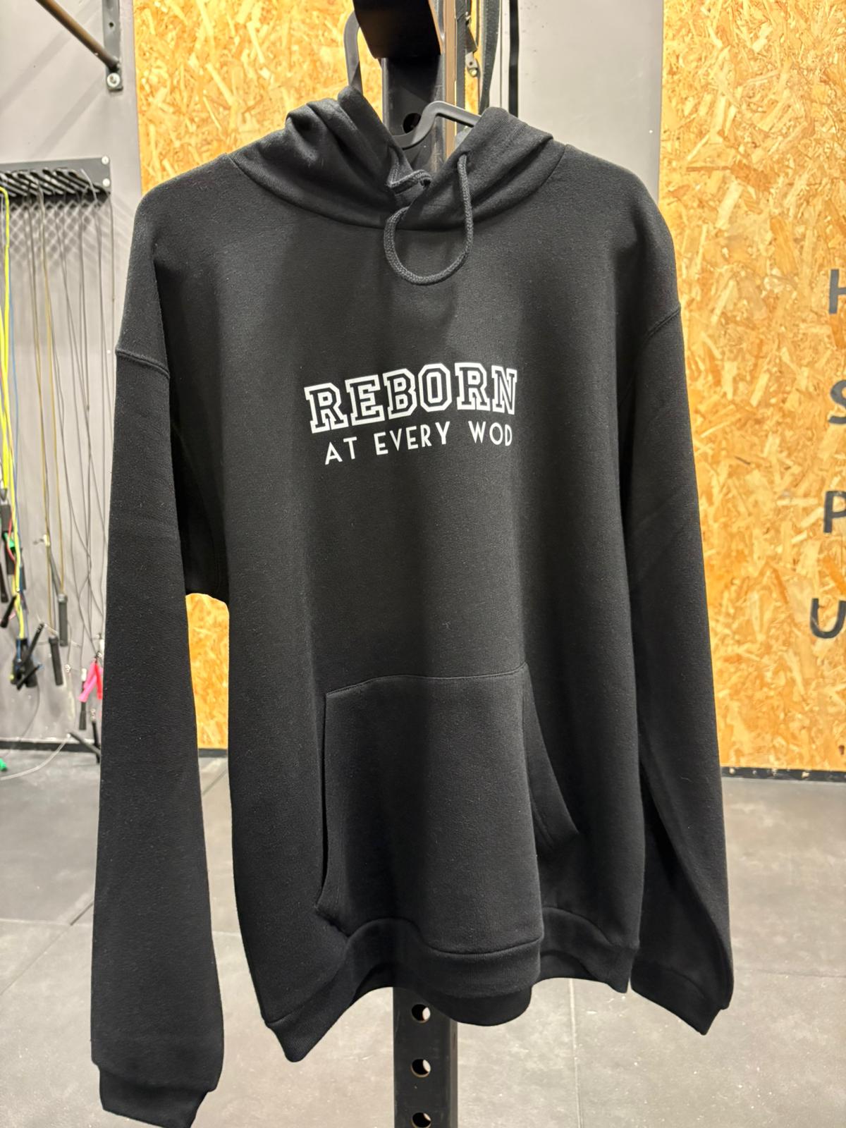 Felpa con cappuccio Unisex Nera - immagine 2