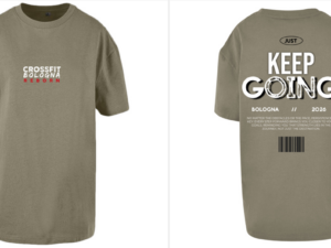 Maglia oversize Keep going